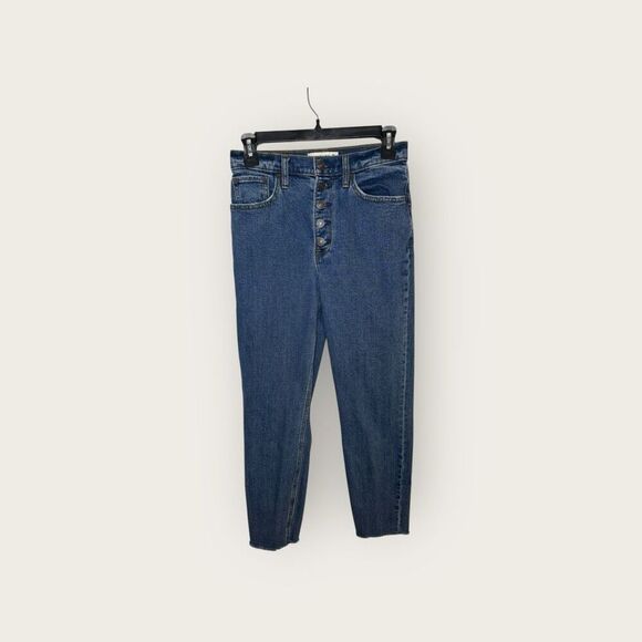 Abercrombie & Fitch The Mom High Rise Jeans Size 2 Long - Picture 1 of 5